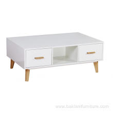 White Coffee Desk For Office or Living Room